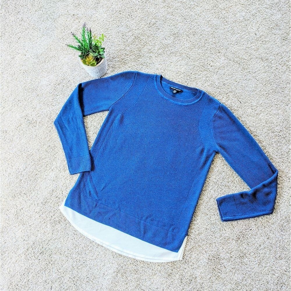 Hilary Radley Sweater Blue Small